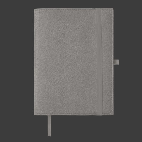 Felt Cover With Refillable Journal Notebook 6.5" X 8.7" Thumbnail