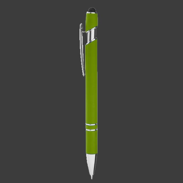 Rubberized Aluminum Click Stylus Pen Thumbnail