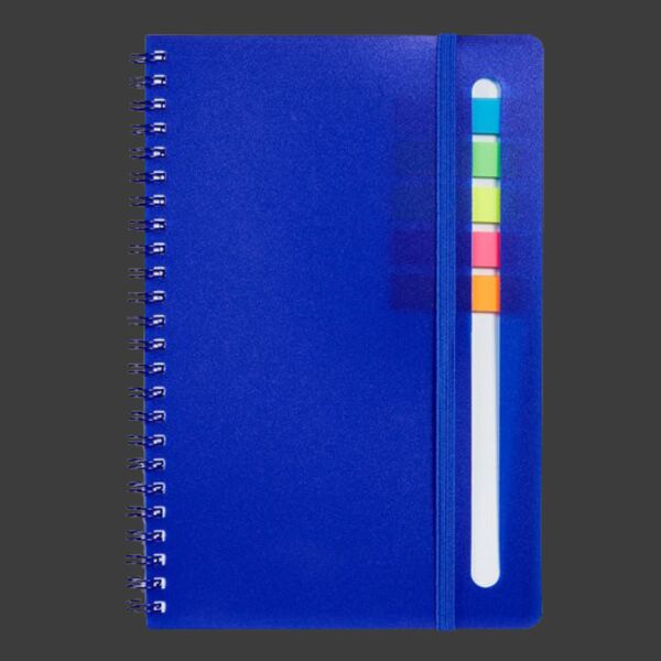 Semester Spiral Notebook With Sticky Flags 6.25" X 8.5" Thumbnail