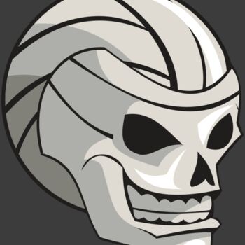 VOLLEYBALL SKULL RQC Thumbnail
