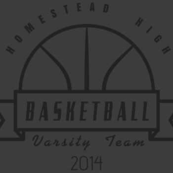 Basketball Template DNT001 BW Thumbnail