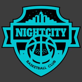 Night city Basketball club logo template Thumbnail