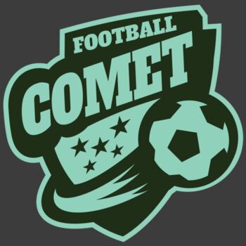 Comet Football logo template Thumbnail