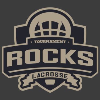 Rocks Tournament Lacrosse Logo Template Thumbnail