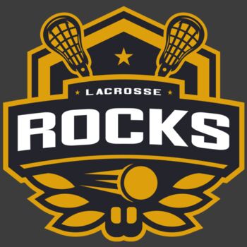 Rocks Lacrosse Logo Template Thumbnail