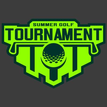 Tournament Summer golf logo template Thumbnail