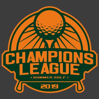 Champions League Summer Golf logo template Thumbnail