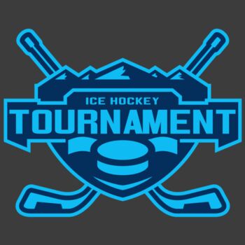 Tournament Ice Hockey logo template Thumbnail