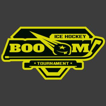 Boom Ice Hockey Tournament logo template Thumbnail