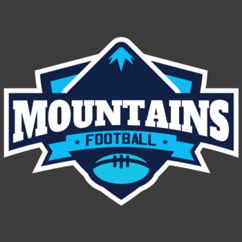 Mountains Football logo template Thumbnail