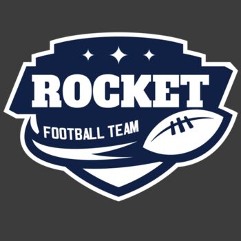 Rocket Football Team logo template Thumbnail