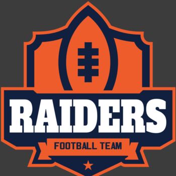 Raiders Football Team logo template Thumbnail