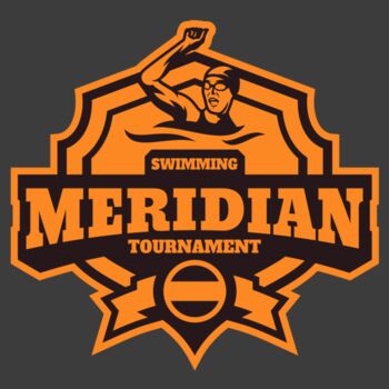 Meridian Tournament Swimming logo template Thumbnail