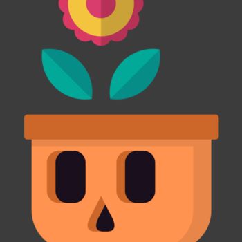 Elements Skull logo template 08 Thumbnail