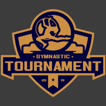 Gymnastic Tournament logo template 02 Thumbnail