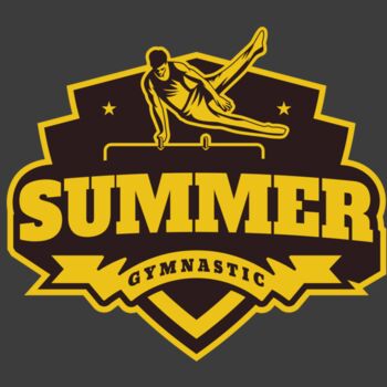 Summer Gymnastic logo template Thumbnail