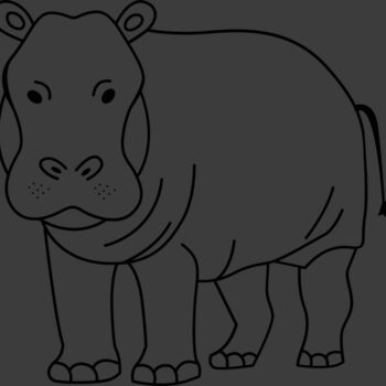 Hippopotamus   Clipart 2 Thumbnail
