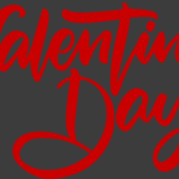 Red Valentines Day Text Thumbnail