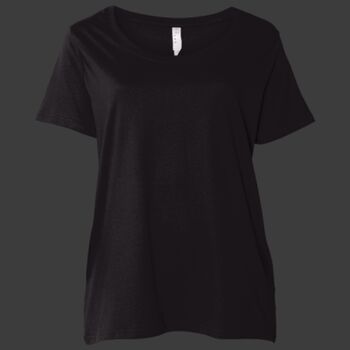 Curvy Collection Women's Scoopneck Premium Jersey Tee Thumbnail