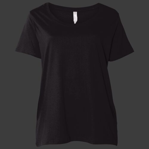 Curvy Collection Women's Scoopneck Premium Jersey Tee Thumbnail