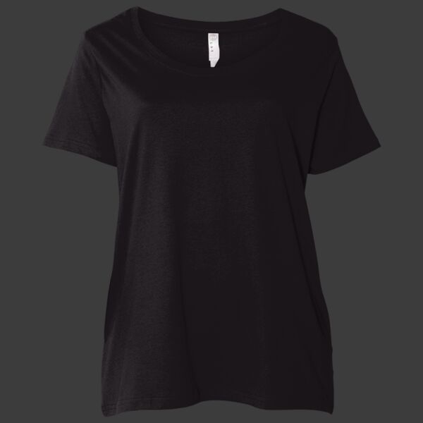 Curvy Collection Women's Scoopneck Premium Jersey Tee Thumbnail
