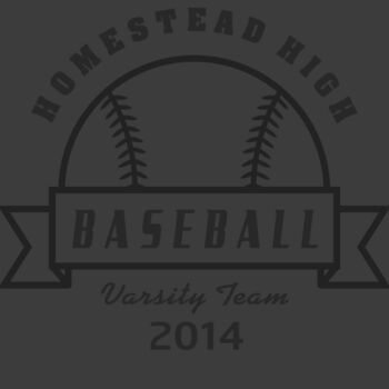 Baseball Template DNT001 BW Thumbnail