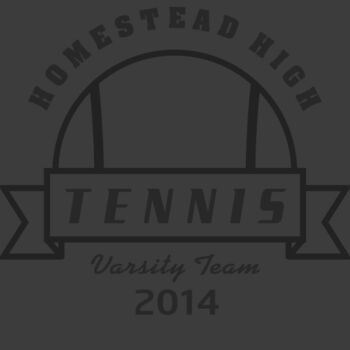 Tennis Template DNT001 BW Thumbnail