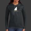 Ladies 100% Ring Spun Cotton Long Sleeve Hooded T Shirt Thumbnail