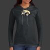 Ladies 100% Ring Spun Cotton Long Sleeve Hooded T Shirt Thumbnail
