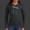 Ladies 100% Ring Spun Cotton Long Sleeve Hooded T Shirt Thumbnail