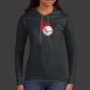 Ladies 100% Ring Spun Cotton Long Sleeve Hooded T Shirt Thumbnail