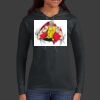 Ladies 100% Ring Spun Cotton Long Sleeve Hooded T Shirt Thumbnail