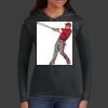 Ladies 100% Ring Spun Cotton Long Sleeve Hooded T Shirt Thumbnail