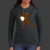 Ladies 100% Ring Spun Cotton Long Sleeve Hooded T Shirt Thumbnail