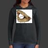 Ladies 100% Ring Spun Cotton Long Sleeve Hooded T Shirt Thumbnail