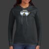 Ladies 100% Ring Spun Cotton Long Sleeve Hooded T Shirt Thumbnail