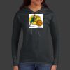 Ladies 100% Ring Spun Cotton Long Sleeve Hooded T Shirt Thumbnail