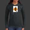Ladies 100% Ring Spun Cotton Long Sleeve Hooded T Shirt Thumbnail