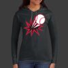 Ladies 100% Ring Spun Cotton Long Sleeve Hooded T Shirt Thumbnail