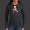 Ladies 100% Ring Spun Cotton Long Sleeve Hooded T Shirt Thumbnail