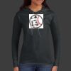Ladies 100% Ring Spun Cotton Long Sleeve Hooded T Shirt Thumbnail