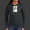 Ladies 100% Ring Spun Cotton Long Sleeve Hooded T Shirt Thumbnail