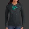 Ladies 100% Ring Spun Cotton Long Sleeve Hooded T Shirt Thumbnail