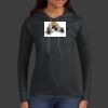Ladies 100% Ring Spun Cotton Long Sleeve Hooded T Shirt Thumbnail