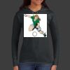 Ladies 100% Ring Spun Cotton Long Sleeve Hooded T Shirt Thumbnail