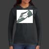 Ladies 100% Ring Spun Cotton Long Sleeve Hooded T Shirt Thumbnail