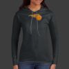 Ladies 100% Ring Spun Cotton Long Sleeve Hooded T Shirt Thumbnail