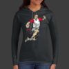Ladies 100% Ring Spun Cotton Long Sleeve Hooded T Shirt Thumbnail