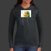 Ladies 100% Ring Spun Cotton Long Sleeve Hooded T Shirt Thumbnail