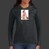 Ladies 100% Ring Spun Cotton Long Sleeve Hooded T Shirt Thumbnail
